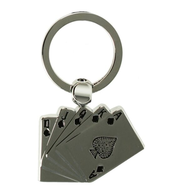 Poker Playing Card Keyring