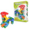 Building brick marble run track 56pc with box