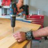 wearing-magnetic-wristband-while-drilling