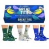 Great Tits Novelty Socks Gift Box