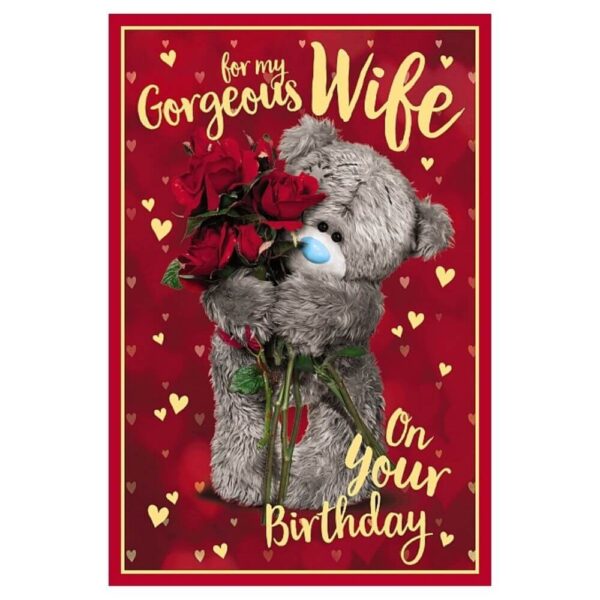Wife 3D Birthday Card