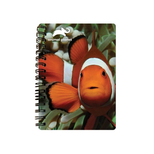 clown-fish-animal-planet-A6-notebook-3D