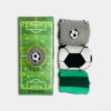 new football box and socks- white background