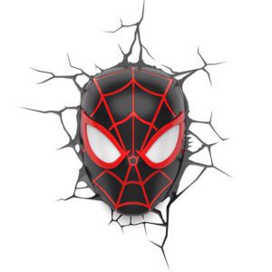 Spiderman Miles Morales Face 3D Light