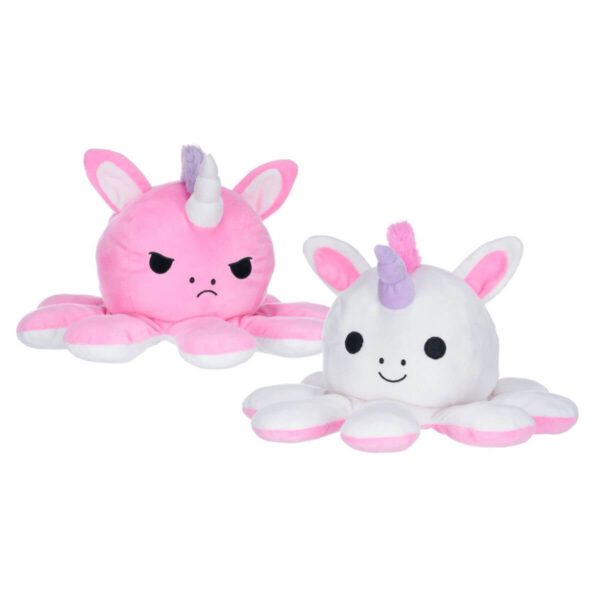 Unicorn Reversible Octopus Plush Soft Toy 20cm