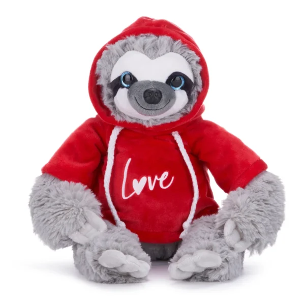 love-red-hoodie-sloth-plush love-red-hoodie-sloth-plush