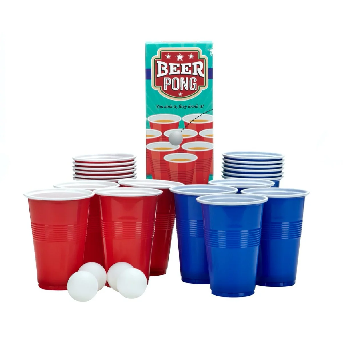 Beer Pong Game Set | Beer Drinking Game | Adult Drinking Game