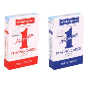 Waddington’s Number 1 Playing Cards-red-and-blue