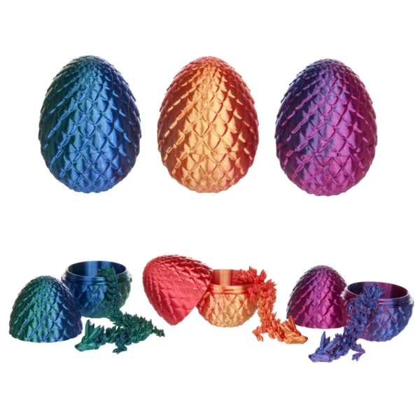 65888-3D PRINTED DRAGON IN EGG
