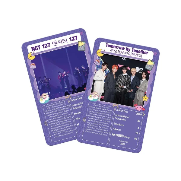 K-Pop Top Trumps Game K-Pop Top Trumps Game