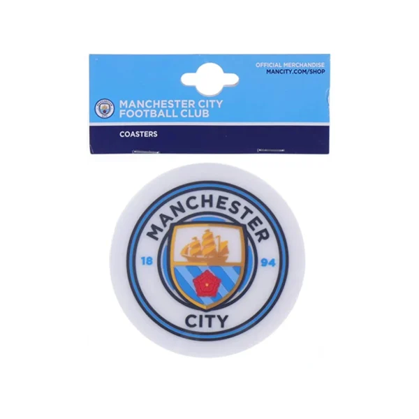 Manchester City Two Pack Coaster Set Manchester City Two Pack Coaster Set